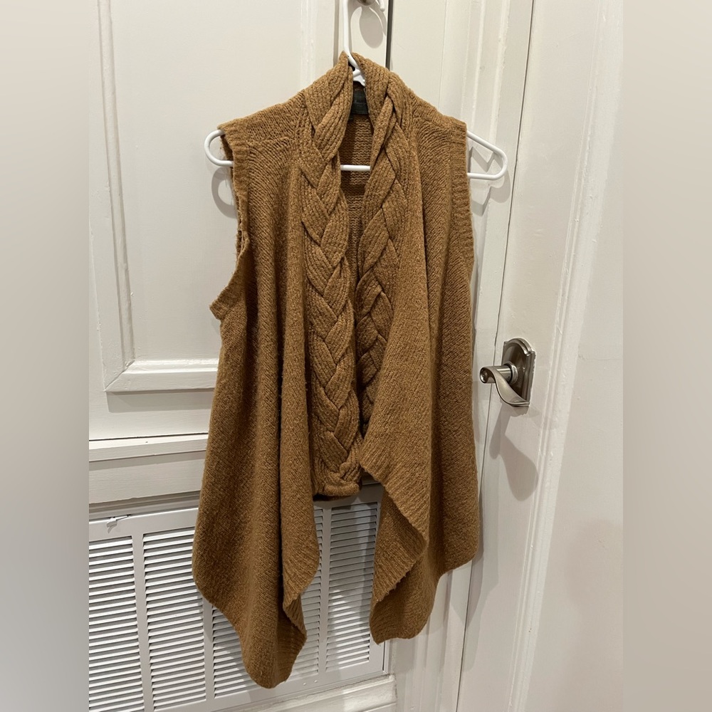Anthropologie Sunday in Brooklyn braided slouch sweater vest